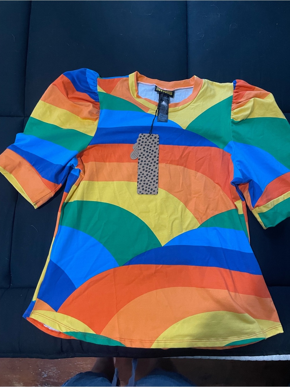 Nooworks Puff Top Sunset Valley Short Sleeve Tee